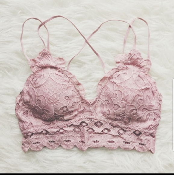 Lace double strap bralette - Picture 3 of 5